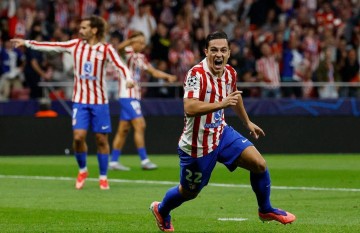 马竞5-1击败德甲第4,阿尔瓦雷斯2传1射,格列兹曼出色